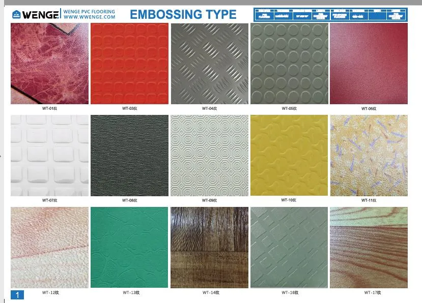 Factory PVC Commercial Flooring Wearproof Non-Slip Vinyl Flooring Anti-Scratch Laminate Floor PVC Flooring