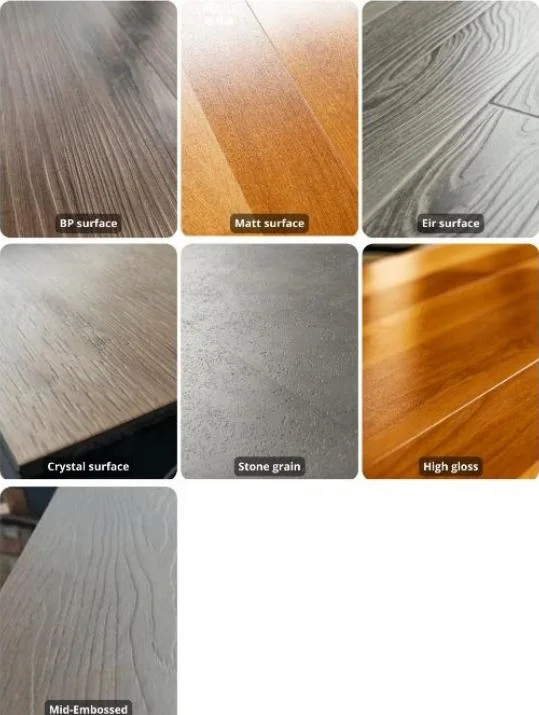 China Manufacturer Waterproof Flooring Custom Spc Click Flooring Spc Vinyl Flooring Plank Wood Grain Floor EVA/IXPE Spc Floor