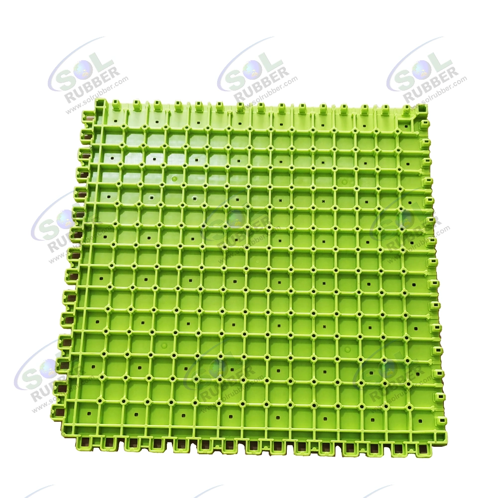 Sol Rubber Shock Resistant Elastic TPE Event Grade Sport Court Interlocking Rubber Flooring Tile