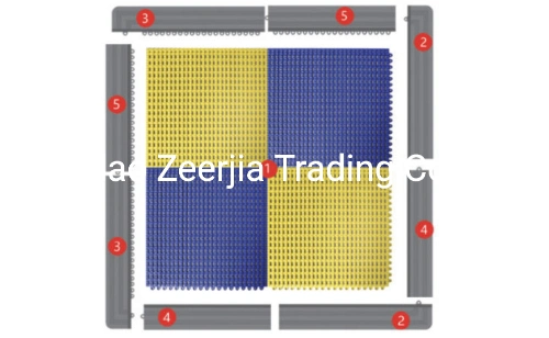 Environmental Interlocking Plastic Garage Floor Tiles/Waterproof PP/PVC Material Floor Tile