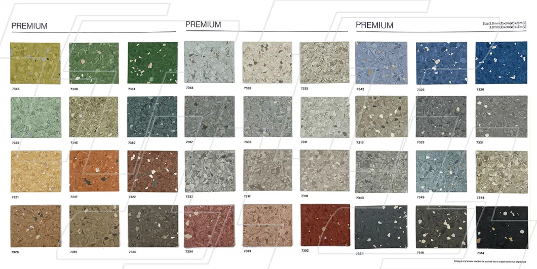 Low Price Wholesale Roll Vinyl Flooring PVC Homogeneous Vinyl Hospital Flooring/Roll/Sheet Price