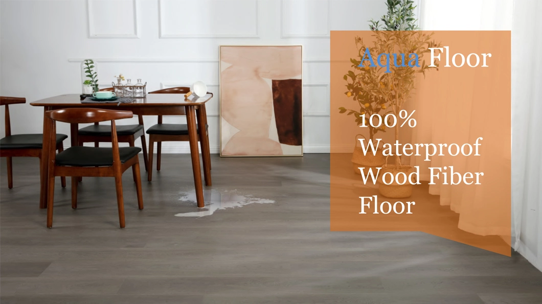 Wearproof Non-Slip Direct Waterproof Vinyl Flooring Anti-Scratch Painted Groove Laminate Floor PVC/Lvp/Lvt/Espc/Spc Flooring