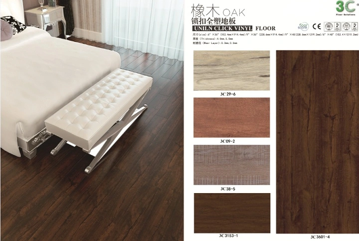 Wholesale Strong Anti-Slip Spc Vinyl Sheets Flooring 4mm for Bathroom