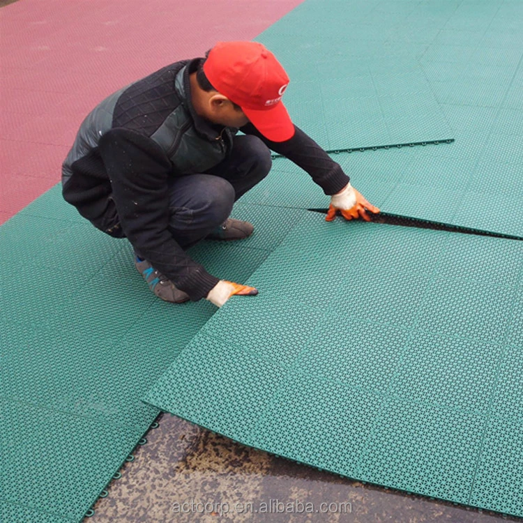 Indoor Interlock Sport Professional Flooring Waterproof and Anti Slip Splicing Flooring