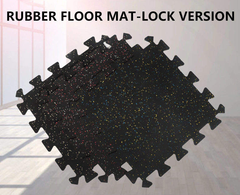 Factory Price Sports Mat Rubber Floor Tiles Garage Gym Flooring