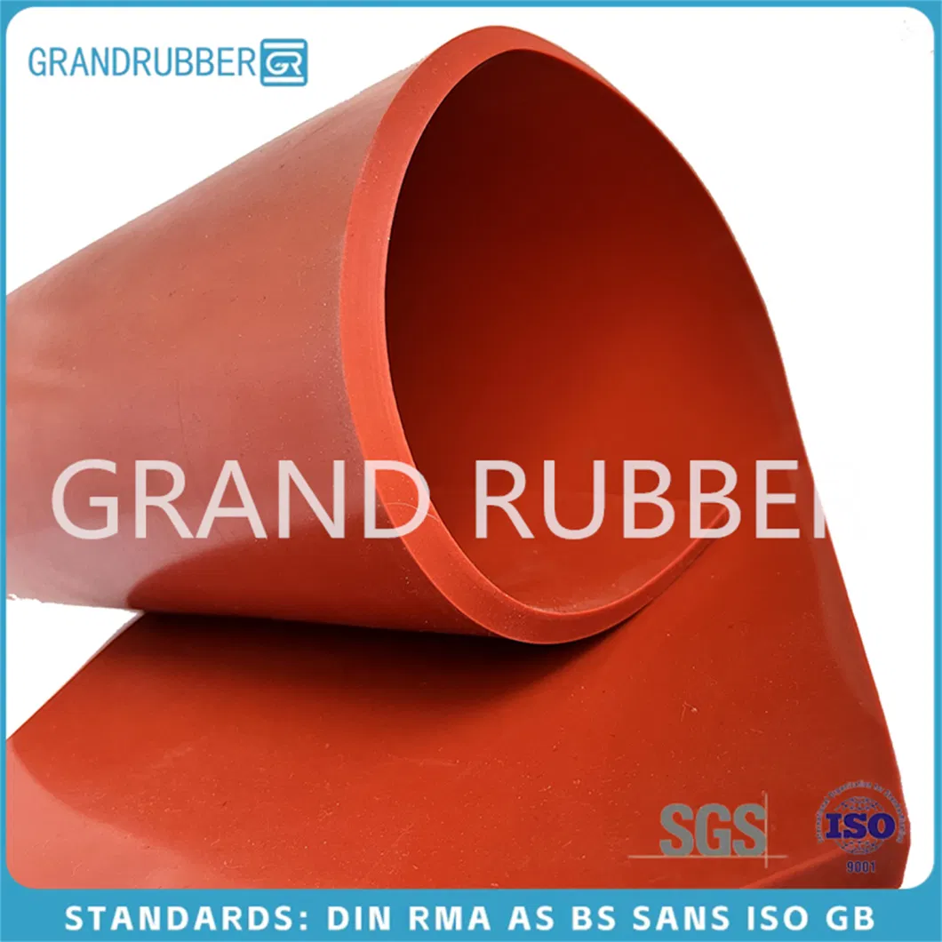 Factory Manufacture Red Red Blue Green Silicone EPDM SBR Floor Sheet Industrial Rubber Mat