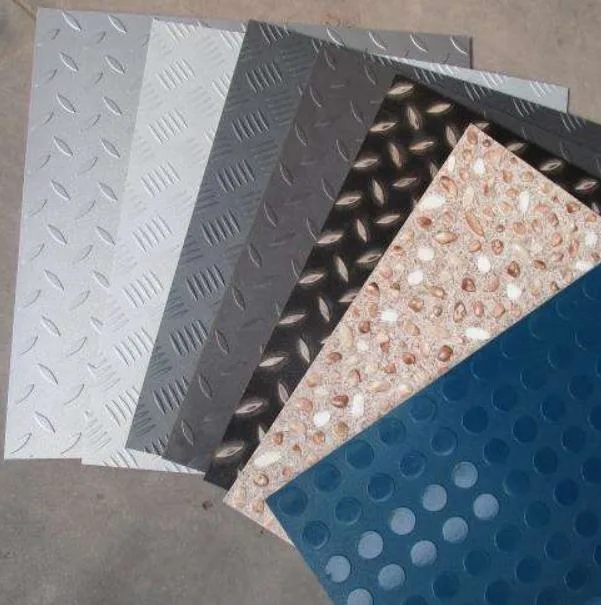 PVC Steel 3D Design Floor Plate for Anti-Skid Floor in Kitchen with Vinyl Tile