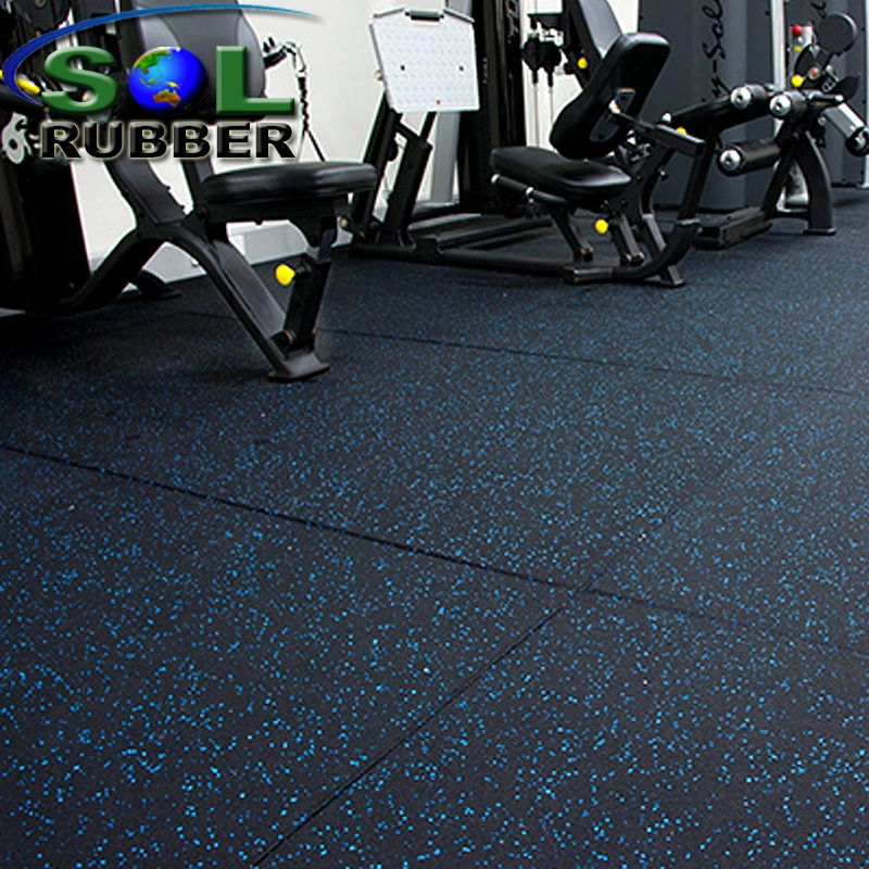 Sol Rubber Sturdy Rubber Floor Crossfit Gym Rubber Tile