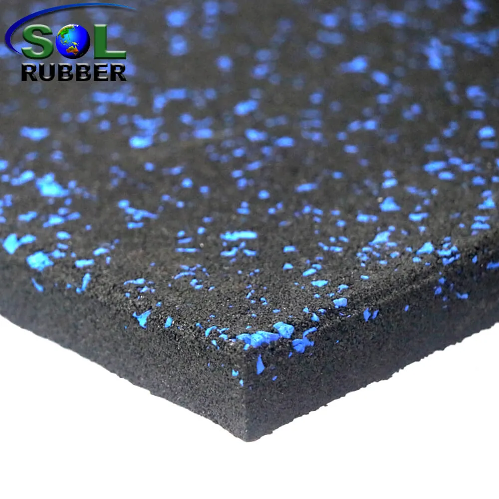 Sol Rubber Sturdy Rubber Floor Crossfit Gym Rubber Tile