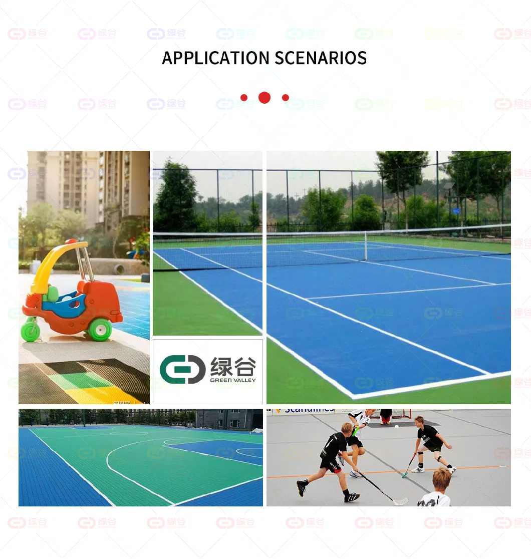 Outdoor Basketball / Tennis / Badminton and Volleyball Court Used PVC Sports/ Basketball Court Tiles/ PP Interlocking Floors /Garage Floor Tiles