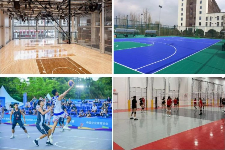 Factory Price Plastic Interlocking Sport Court Tiles Flooring