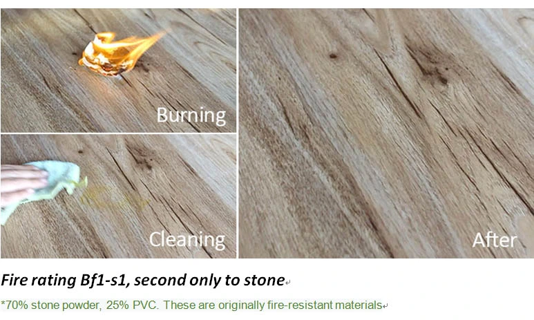 China Manufacturer Luxury 4 / 5.5mm Laminate Vinyl Plank Boards Flooring