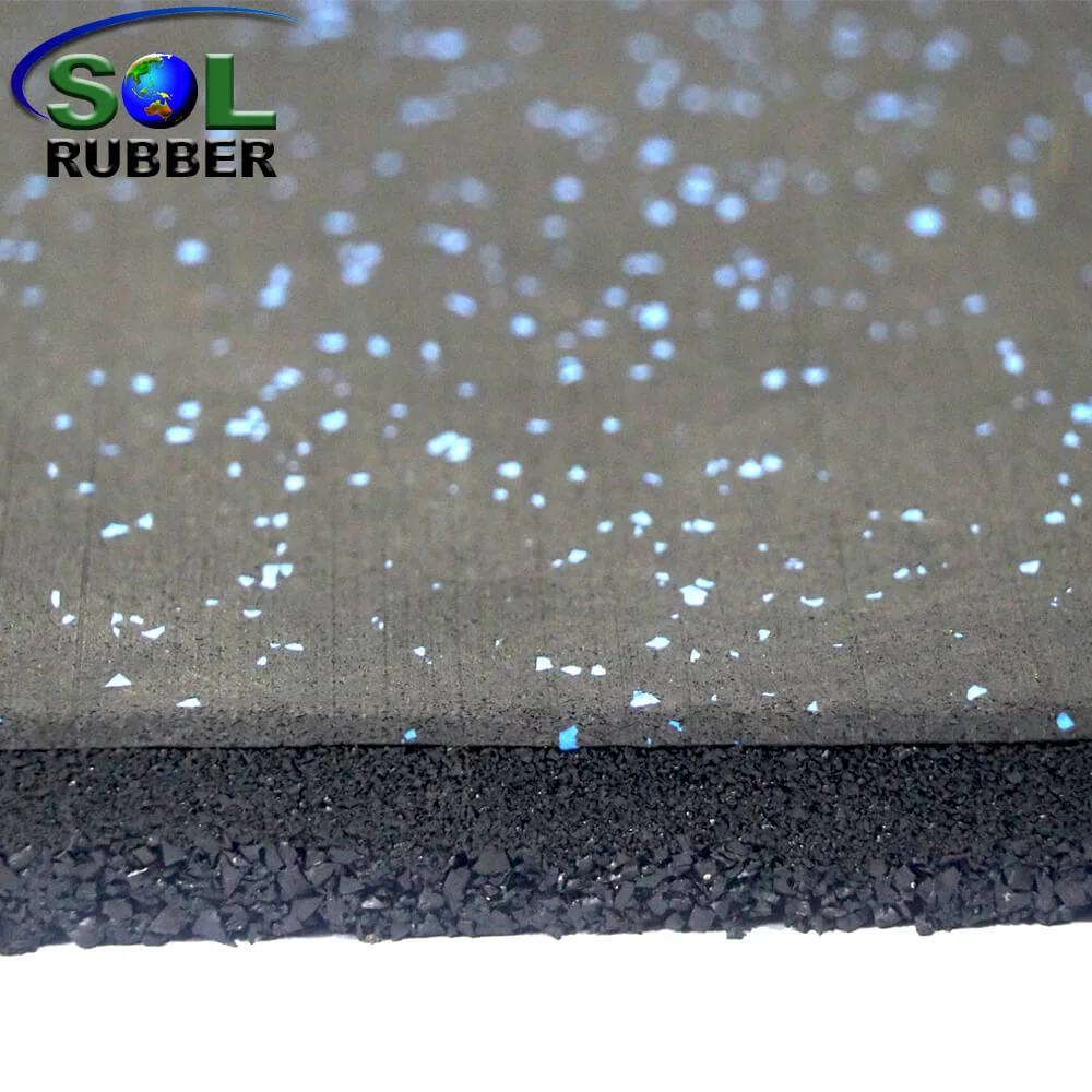 Sol Rubber Sturdy Rubber Floor Crossfit Gym Rubber Tile