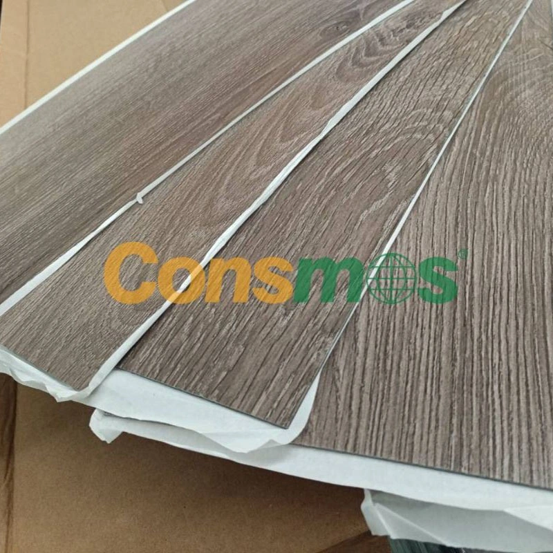 Fabricado En China Commercial Decoration Click Floating Rigid Spc Plastic Vinyl PVC Flooring