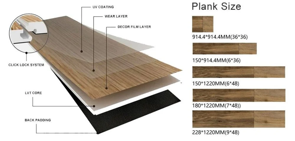 Factory Direct 4mm 6mm 8mm Spc Flooring/Spc Floor/vinyl flooring for Residential Commercial Hybrid Click Pure pvc flooring marble look plastic-floor