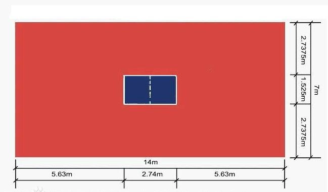 PVC Sports Flooring for Indoor Basketball Volleyball Tennis Badminton Kabaddi Pickleball Court