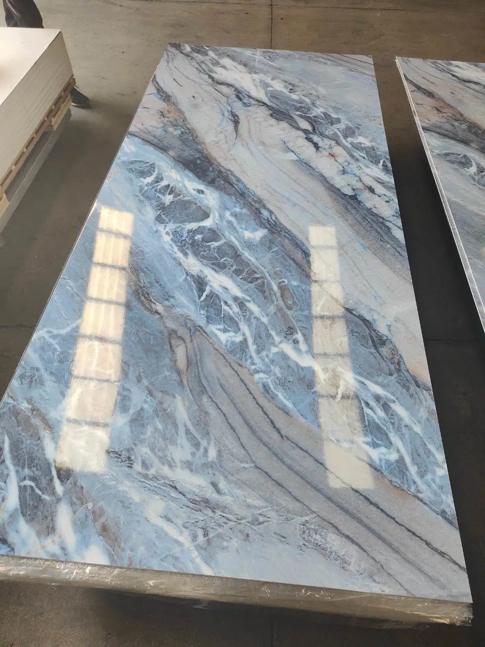 China Manufacturer Interior Glossy Marble Sheet Wall Panel UV Coating Wall Panel Sheet 3mm PVC Marble Sheet