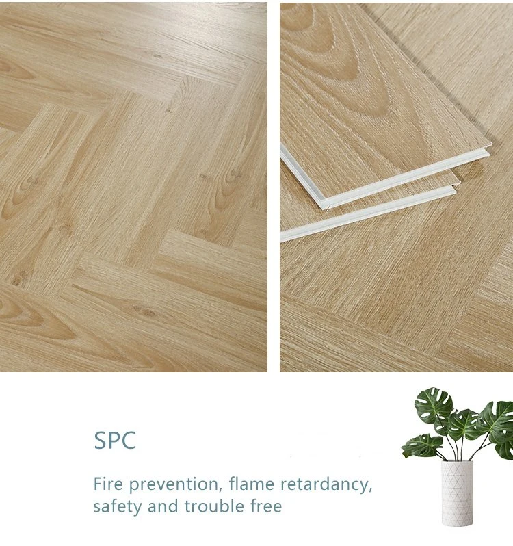 Wholesale Prices Anti-Slip Surface Spc Flooring 4.5mm Thickness Herringbone Vinyl Plank Flooring