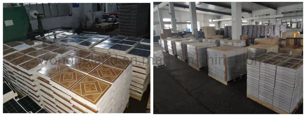 China Gold Supplier Adhesive Sticker DIY PVC Vinyl Floor Tile for South Africa