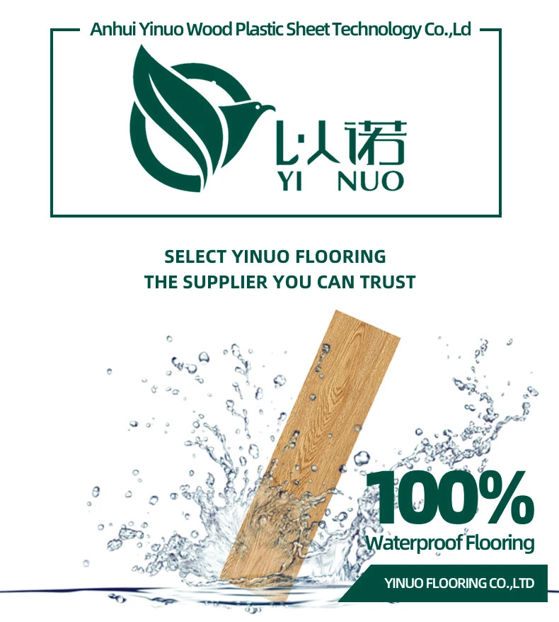 Waterproof and Anti Slip Lvt PVC Vinyl Flooring Tiles Indoor Glue Down PVC Spc Floor