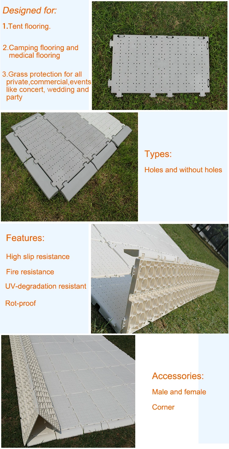 Portable Plastic Event Floor and Event Deck for Turf Protection Covering Dance Tiles Portable Interlocking Event Flooring, Portable Interlocking PVC,Car Parking