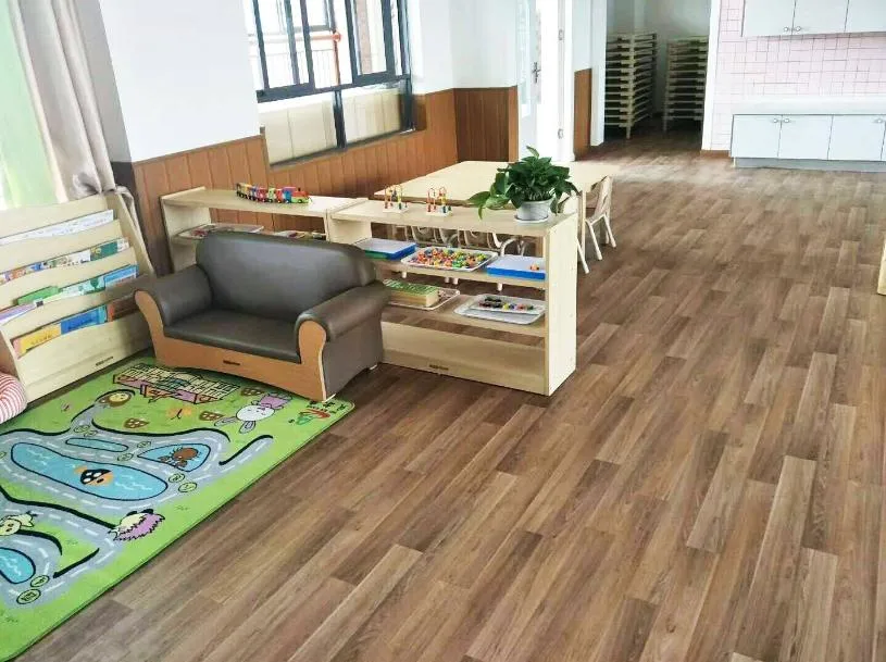 Flooring Covering Supplier Spc Rigid Vinyl Plank China PVC Minimalist Decoration Material Indoor Vinyl Flooring with UV Coating