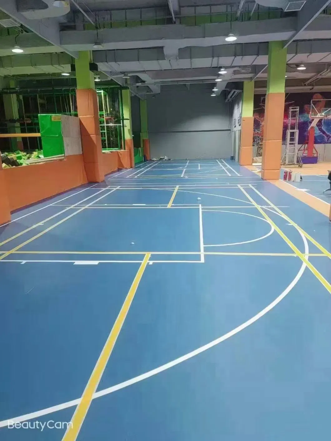 Indoor, Table Tennis Court, Volleyball Court and The Gym Sport Floor