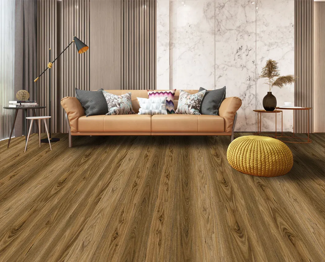 China Manufacturer Gl-W7200-4	Eucalyptus Wood Look Lime Powder PVC Composite Vinyl Spc Flooring