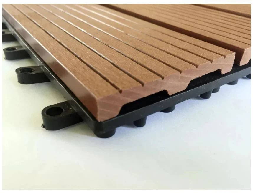 Wholesale DIY Floor WPC Outdoor Patio Wood Deck Tiles