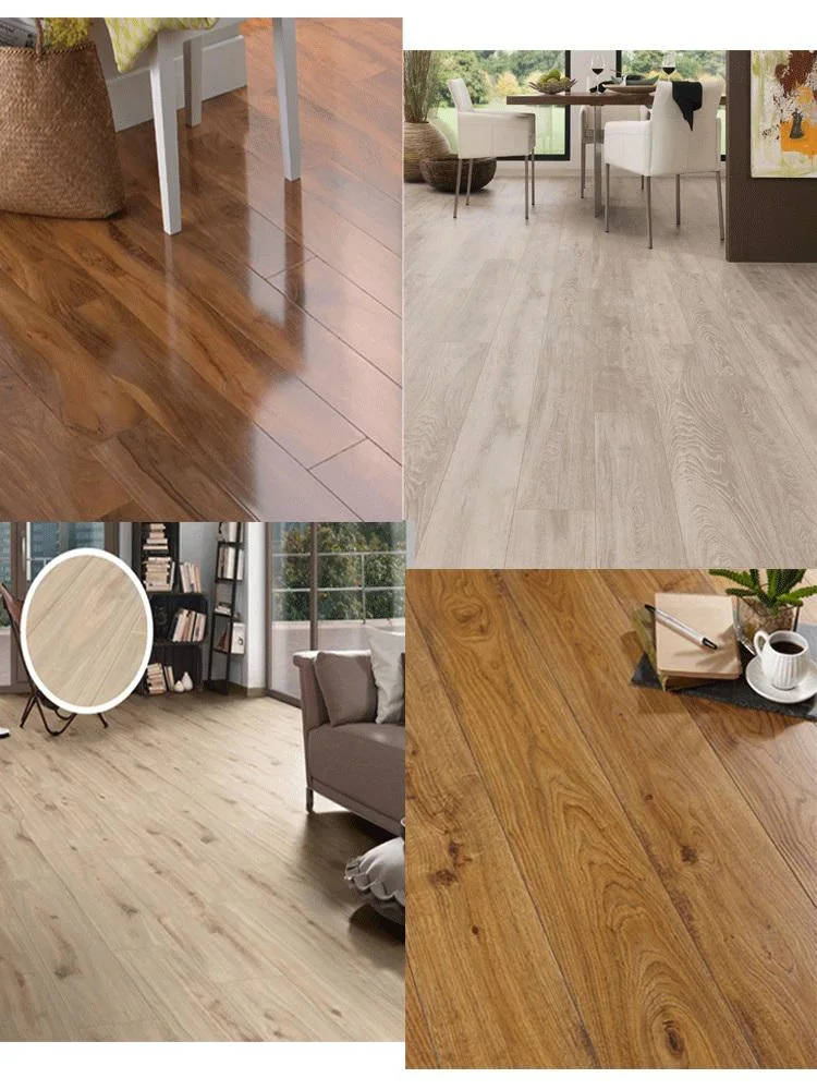 China Supplier 12mm High Gloss Heavy Duty Wood Vinyl AC5 Laminate Flooring