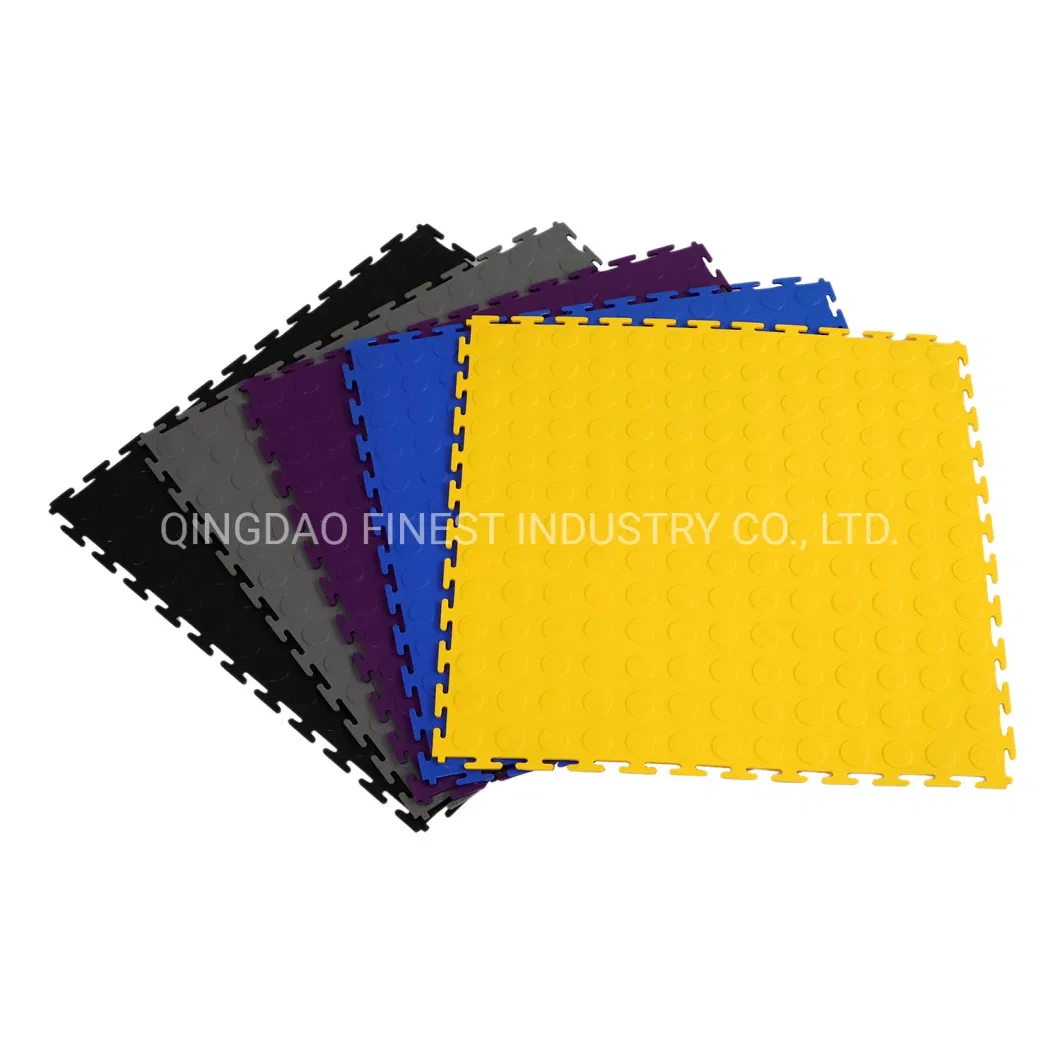 460X460mm 500X500mm Environmental Interlocking Plastic Garage Floor Tiles / Premium Quality Waterproof PVC All New Material Floor Vinyl Tiles