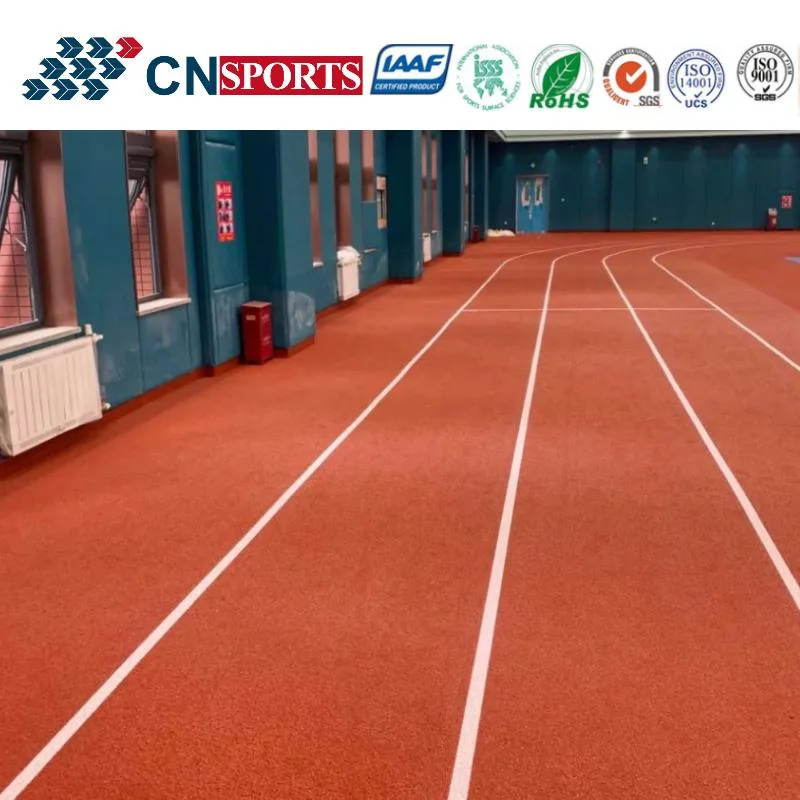 Environmental Health PU Athletic Rubber Running Track/Sports Flooring