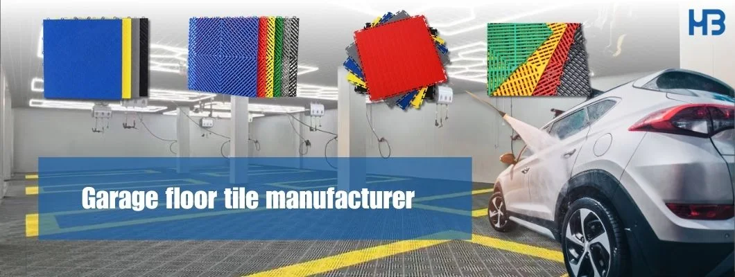 Durable Car Auto Detailing Shop Car Repair Workshop Garage Floor Tiles