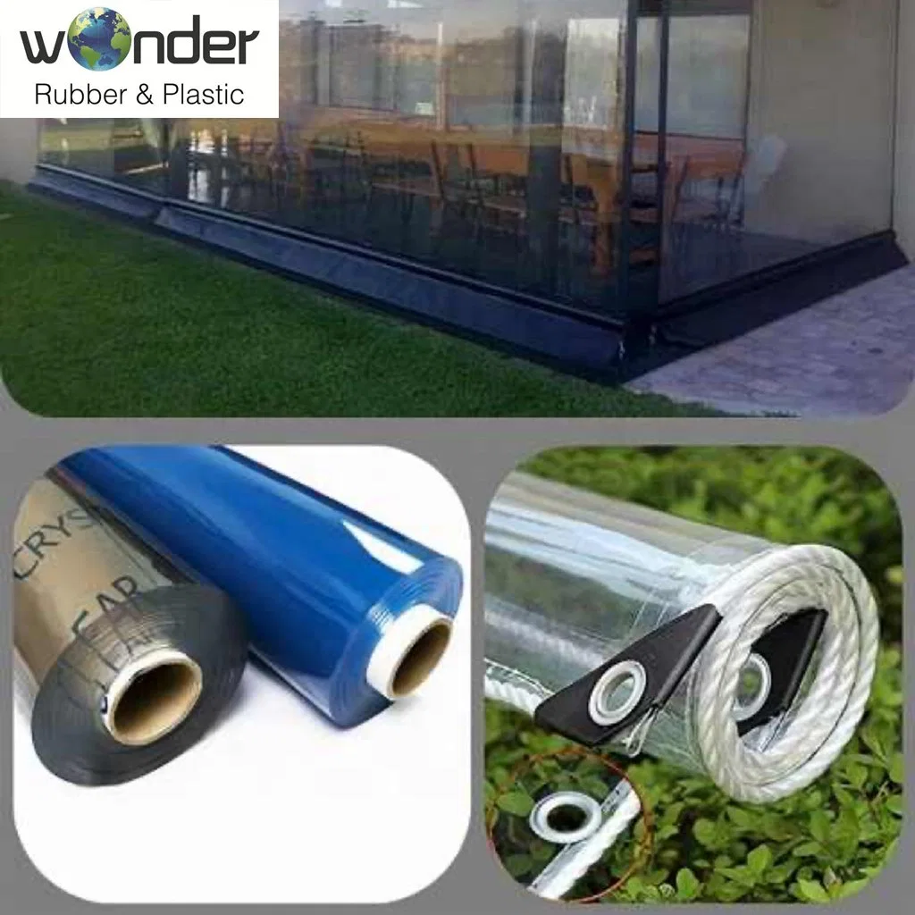 Manufacturer Supply Flexible Transparent Furniture Packing PVC Vinyl Plastic Sheet Super Clear PVC Plastic Transparent Film