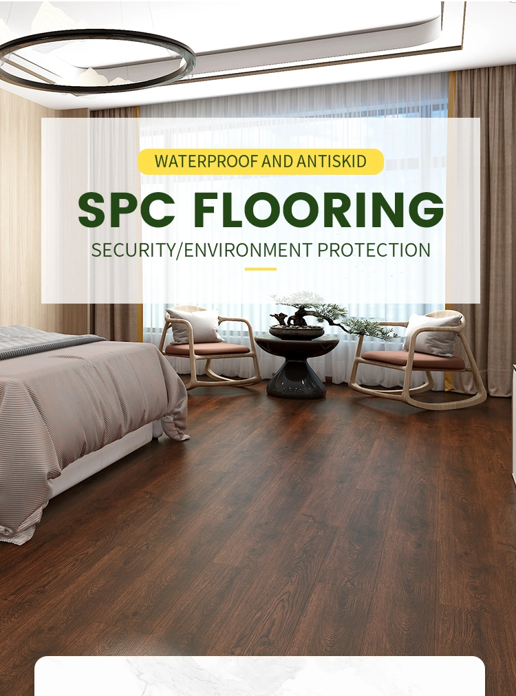 China Manufacturer Direct Selling Environmental Protection Spc PVC Flooring 4mm 5mm 6mm Spc Flooring