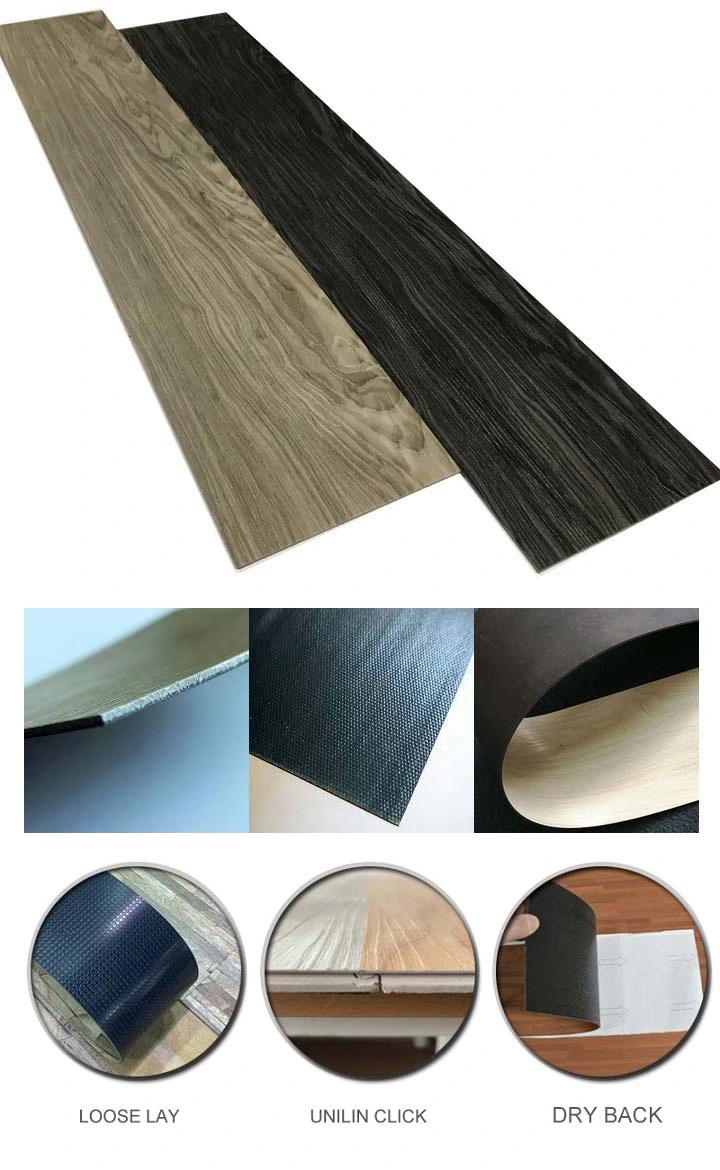 Easy Install Anti Skid PVC Lvt Vinyl Tile Flooring