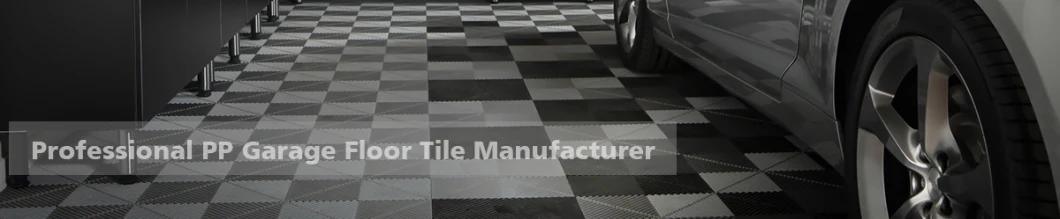 Plastic Garage Floor Mat Interlocking Garage Flooring Mats / Garage Floor Tiles for Car, Workshop, Swimming Pool