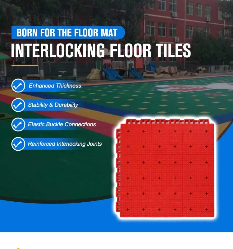 Premium Athletic Interlocking Sports Floor Tile 2.5cm Thick Interlocking Tiles for Elite Basketball Courts