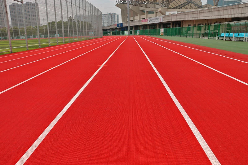 Athletic Track Synthetic EPDM Rubber Running Track Material Sports Flooring