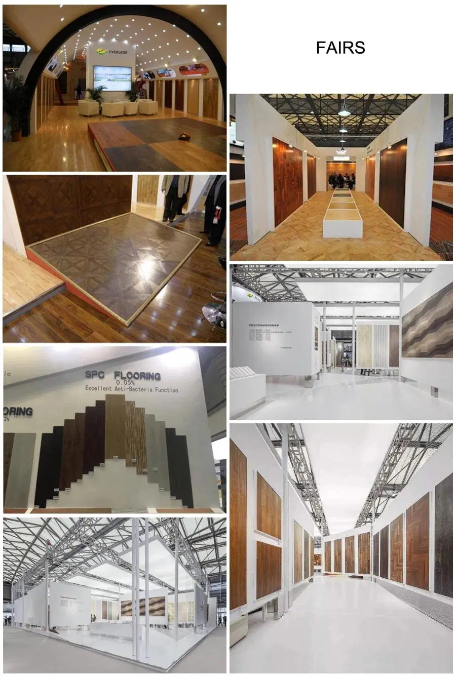 Wholesale Wood Pattern White Oak PVC Plastic Tile Click Vinyl Floor Spc Rigid Vinyl Flooring