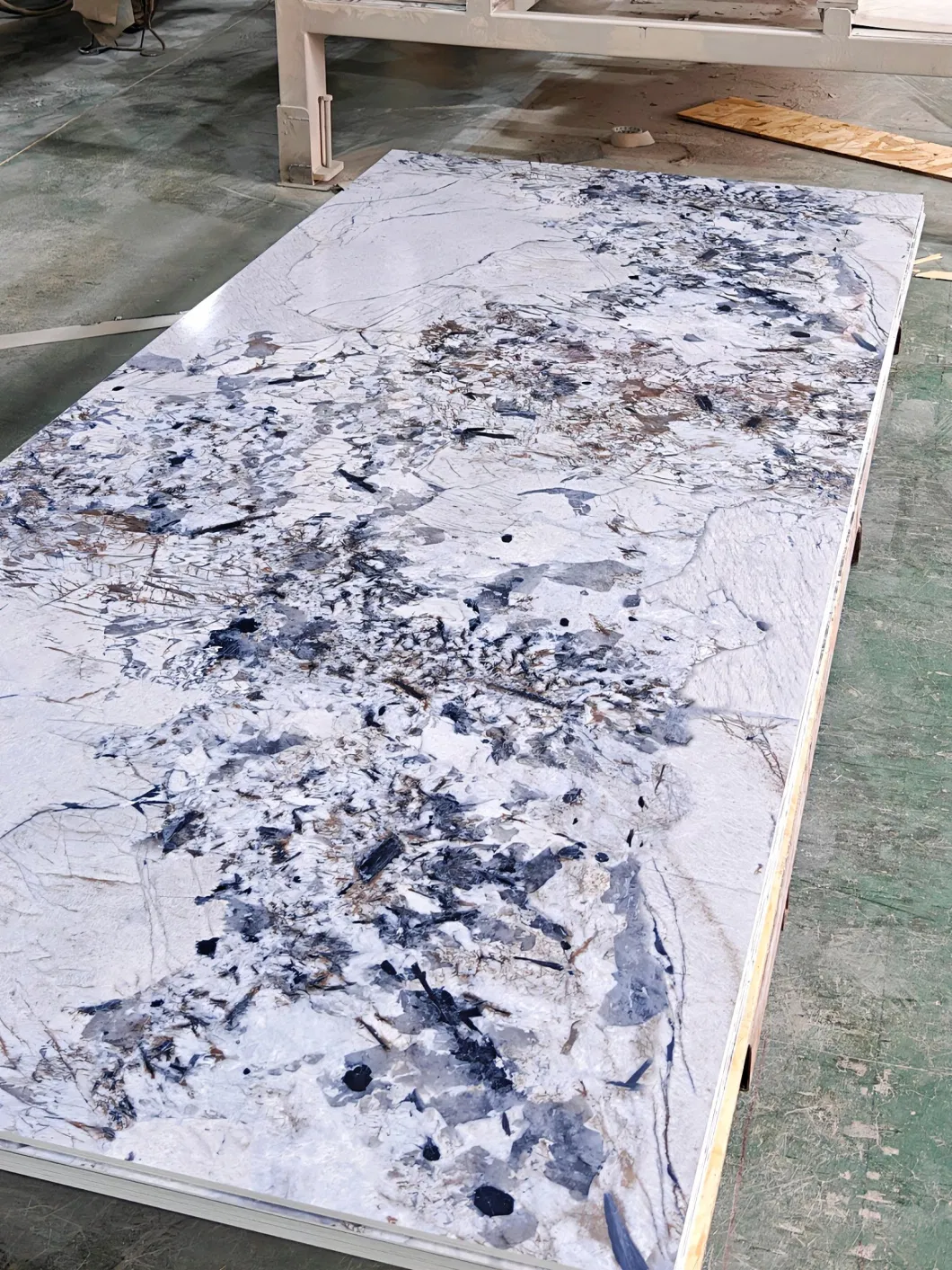 China Manufacturer 1220X2440mm High Glossy PVC Marble Sheet for Interior Wall Panel