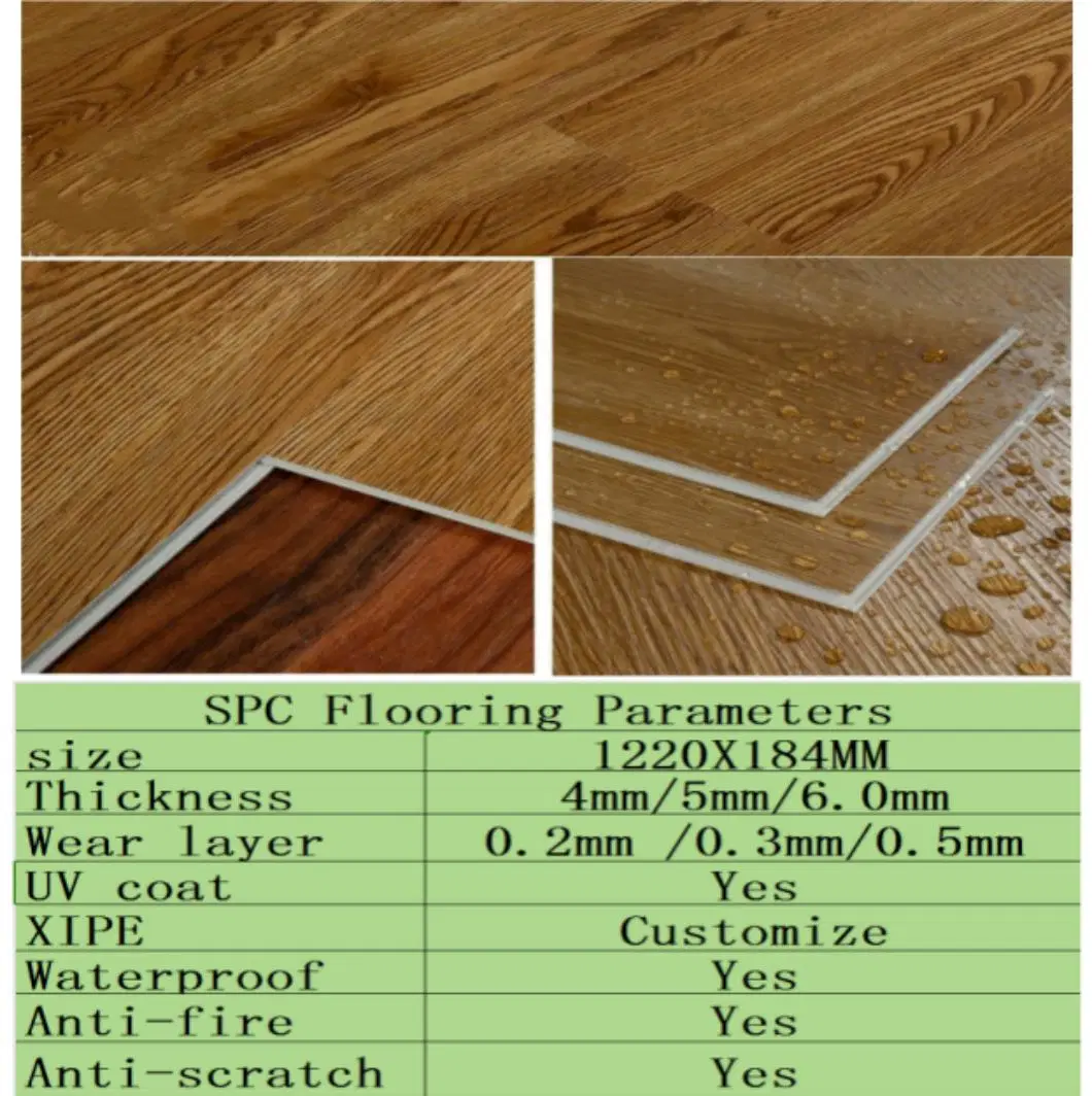 Wholesale Plastic Spc PVC Click Floor Herringbone Vinyl Floor Wood 4mm 5mm 6mm Spc Vinyl Flooring