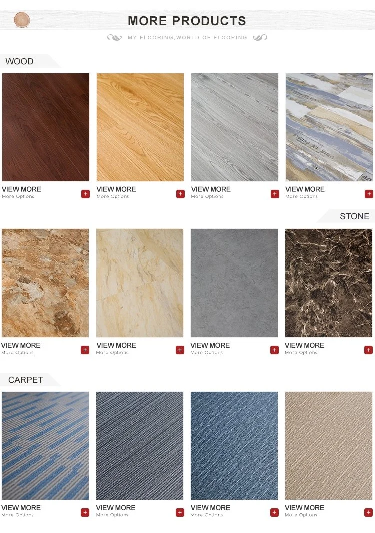 China Manufacturer Anti-Slip Anti-Mildew Waterproof Vinyl Flooring Spc Flooring