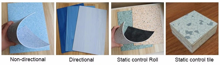 Anti Static Conductive PVC Flooring Homogenous Vinyl Sheets