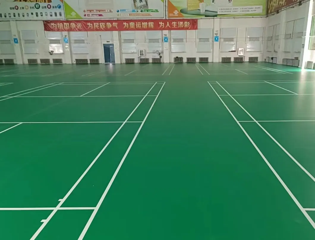 Gym/Basketball/Badminton Court/Tennis Court/Gym Multi-Purpose Indoor and Outdoor Sports PVC Plastic Floor