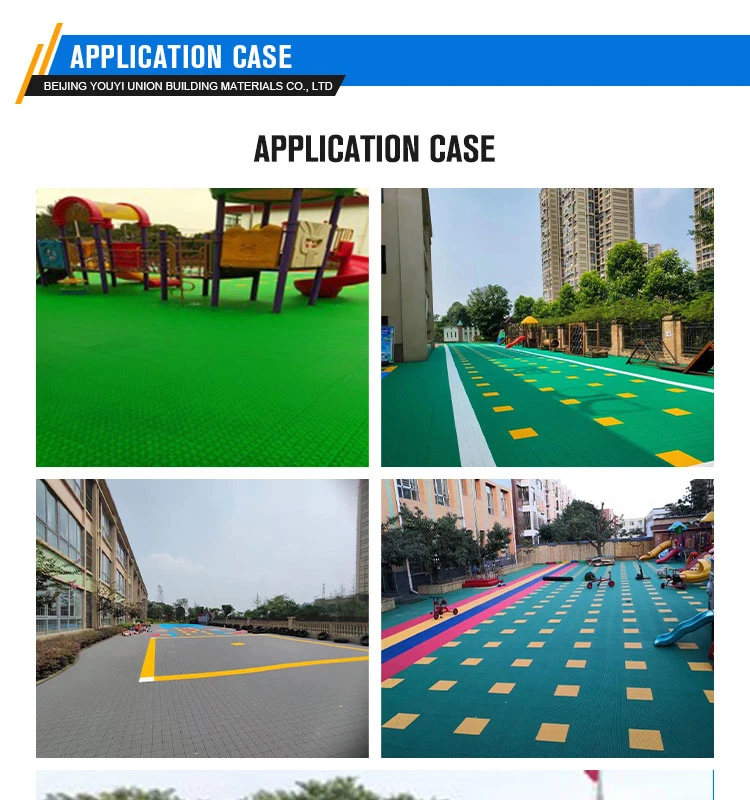 Durable Interlocking Sports Floor Tile Uniform Surface Enhanced Safety Comfort