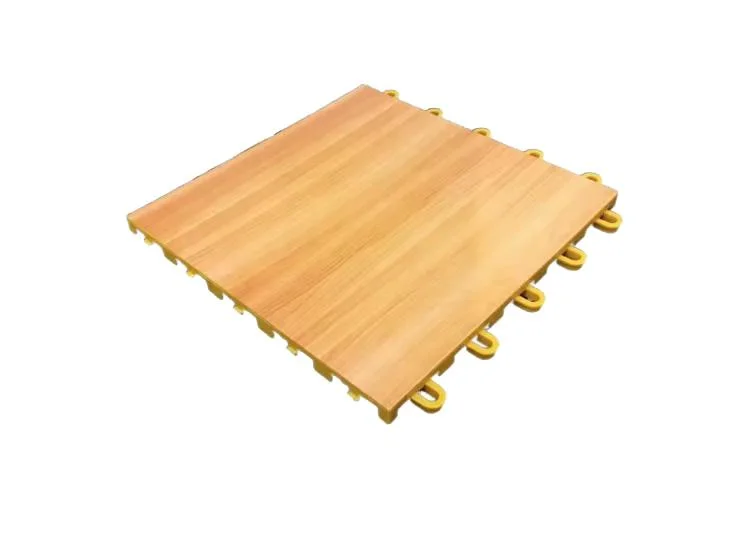 Wooden Look Surface Indoor Modular Tiles for Indoor Basketball Court Real Wood Look