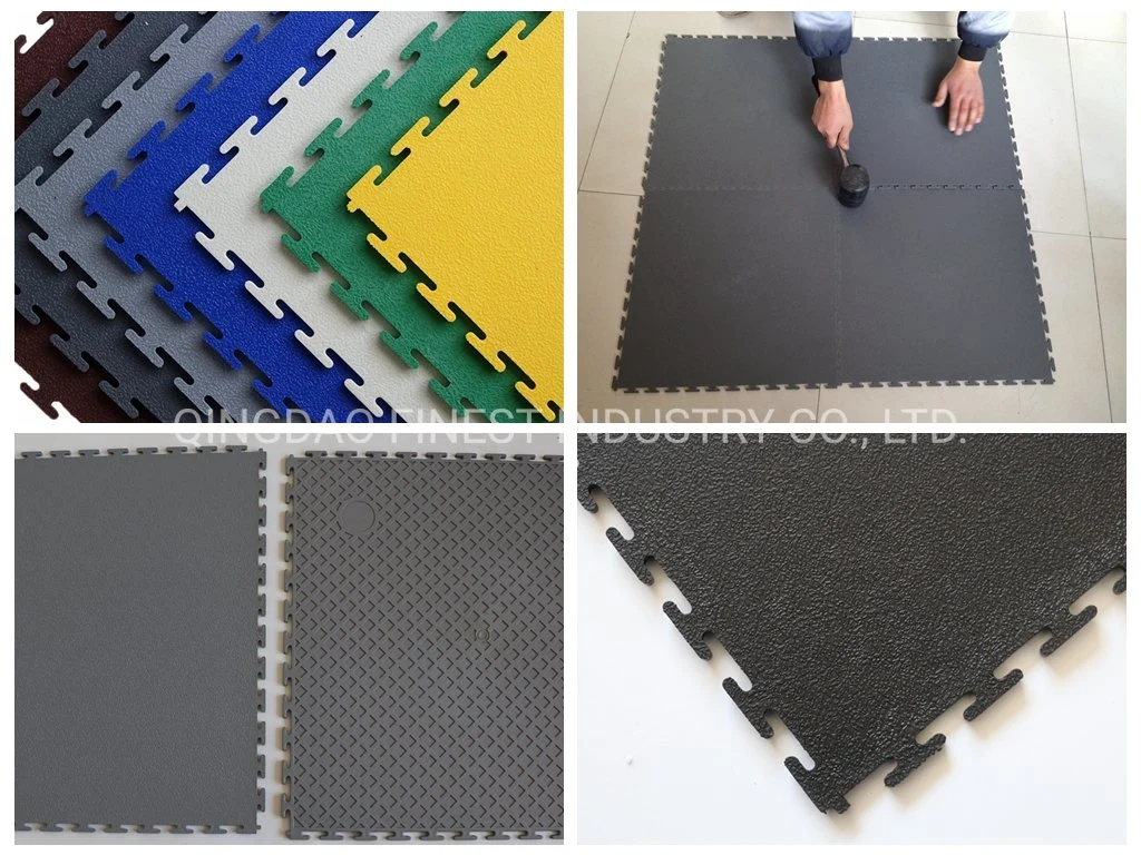 460X460mm 500X500mm Environmental Interlocking Plastic Garage Floor Tiles / Premium Quality Waterproof PVC All New Material Floor Vinyl Tiles