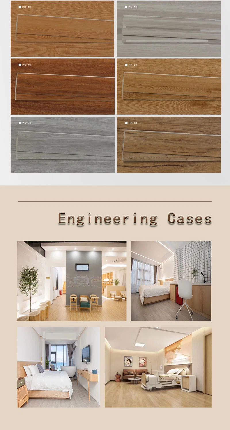 2023 Best-Selling Anti-Skid, Waterproof, and Scratch Resistant PVC/Spc Flooring