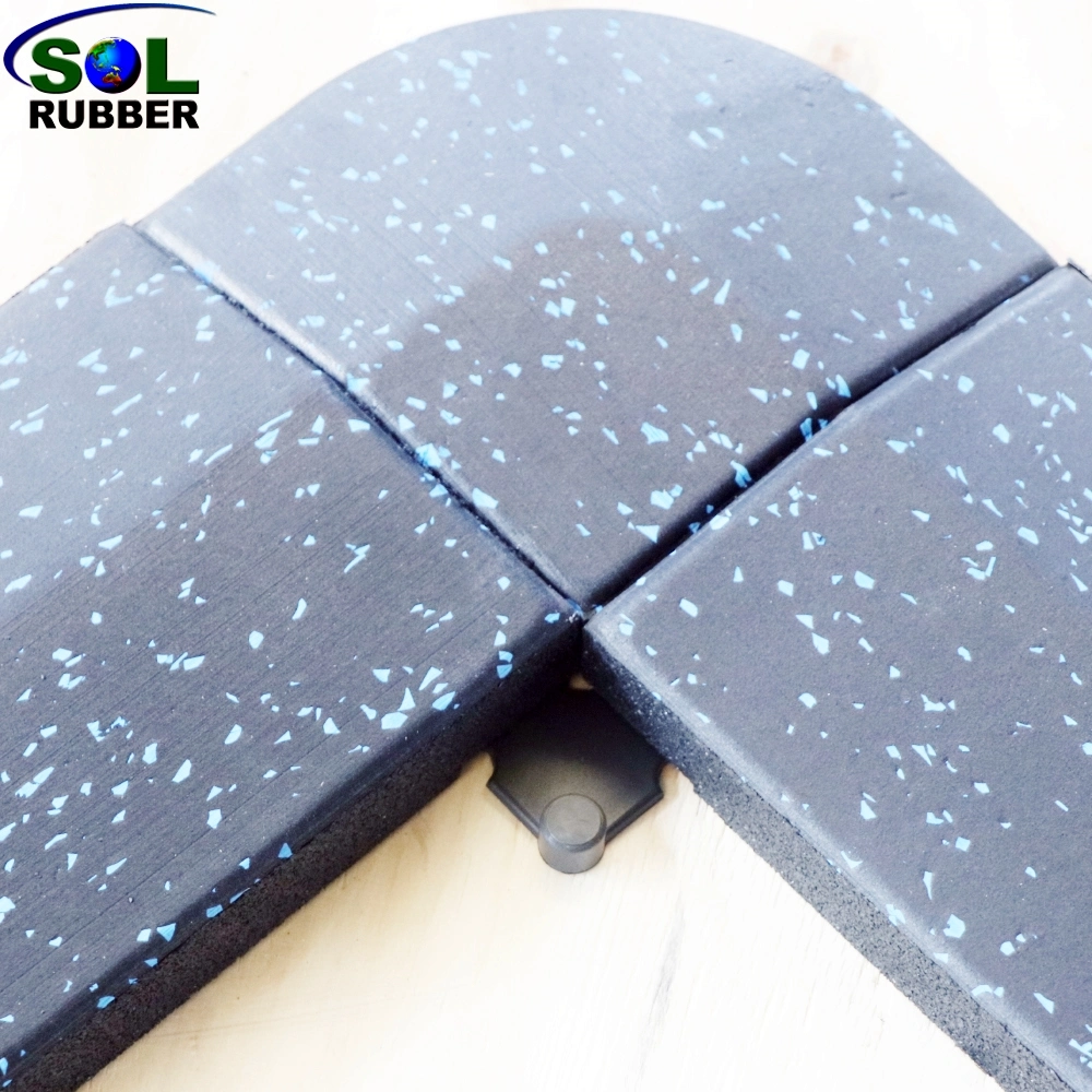 Sol Rubber Sturdy Rubber Floor Crossfit Gym Rubber Tile